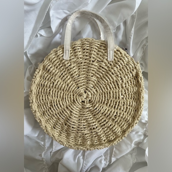 NWT Lauren Conrad Crossbody/Handheld Straw Purse - Picture 3 of 7